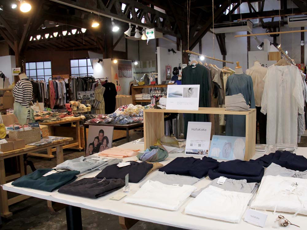 播州織⼯房館の館内展示