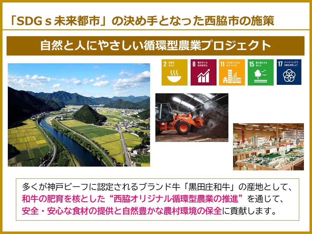 「SDGs未来都市」の決め手となった西脇市の施策
