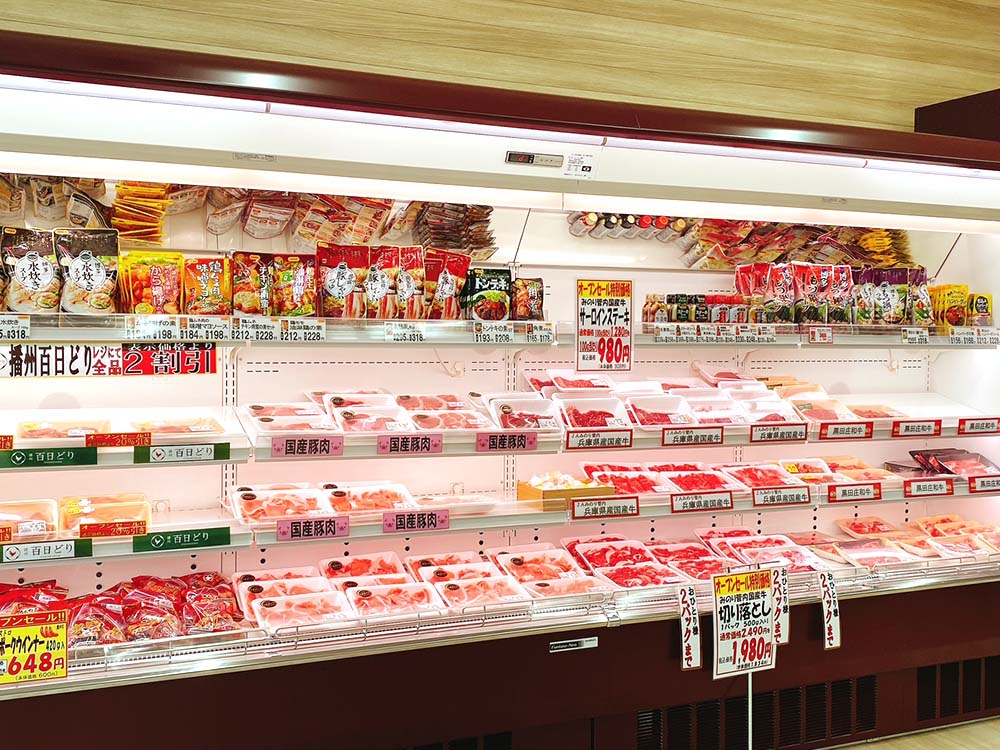 みのり特産館の商品棚