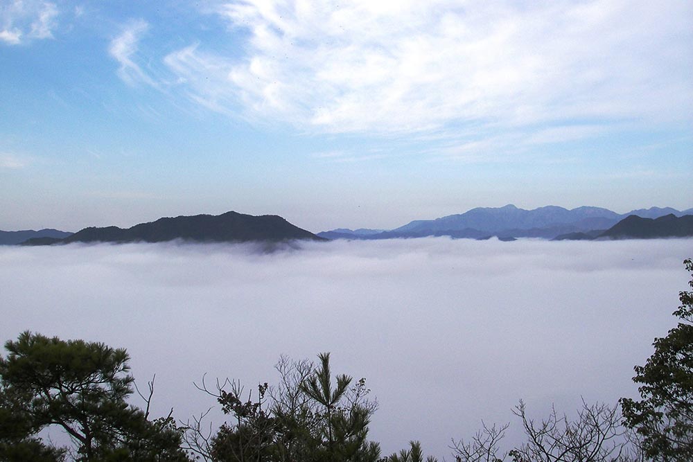 白山から見る雲海