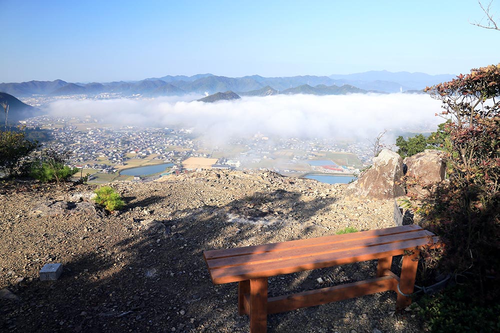 比延山の山頂からの眺め