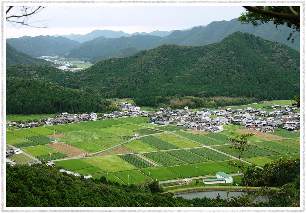 眺めよし！広がる田園風景